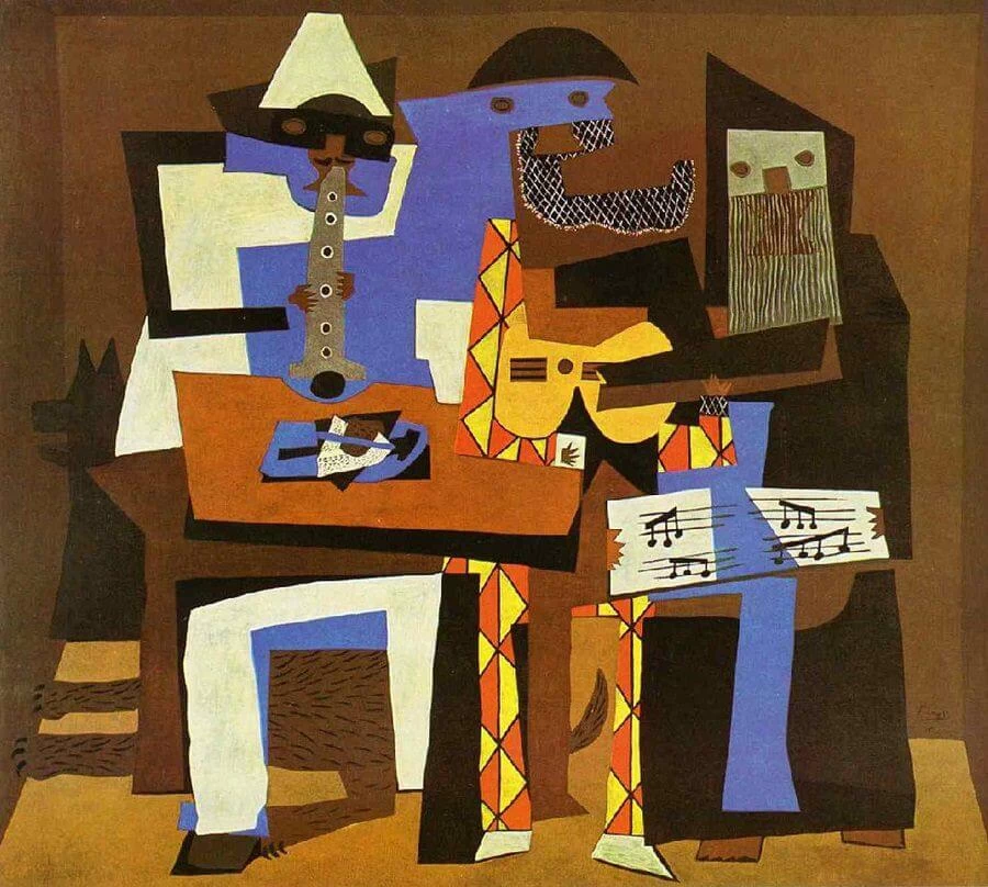 Tre musicisti, 1921